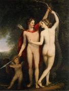 Jonas Akerstrom Venus,Adonis and Amor oil on canvas